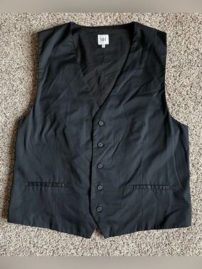 Restoration Hardware Men’s Waistcoat Suit Vest Black Sz 3XL Formal Wedding Prom